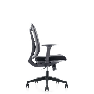 搖擺斜躺金屬絲網扶手椅辦公椅AS-6206B